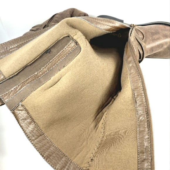 Bare Traps Alyssa Brown Faux Leather Riding Boots. Women's Size 7.5 M - Picture 12 of 15